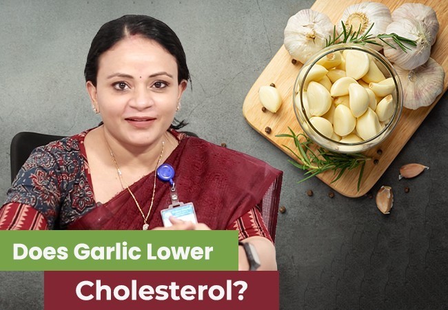 Can eating garlic reduce cholesterol?